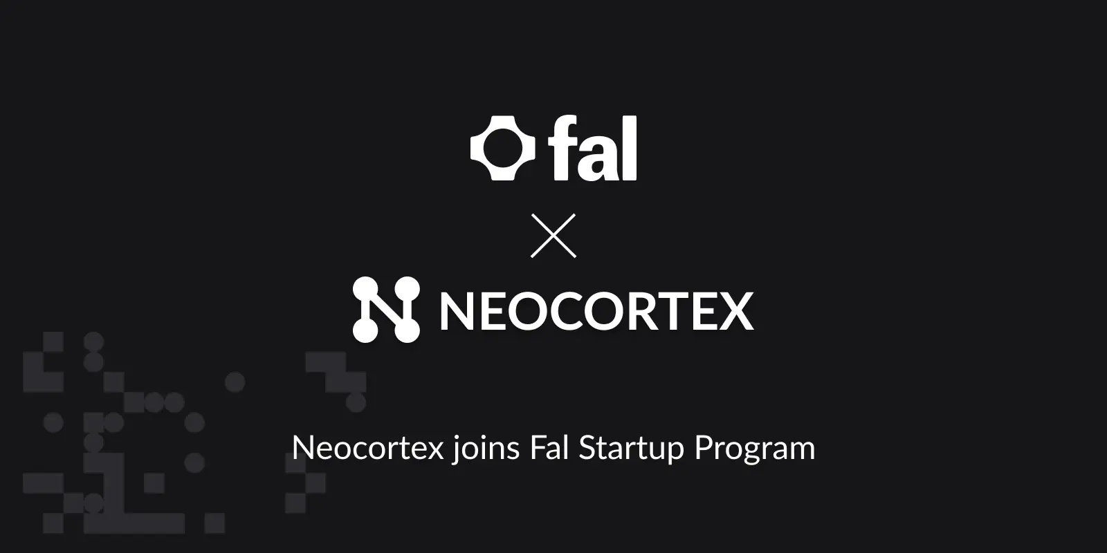 We're happy to announce that Neocortex has been selected for the Fal Startup Program in Europe, helping us build scalable media infrastructure for game developers.